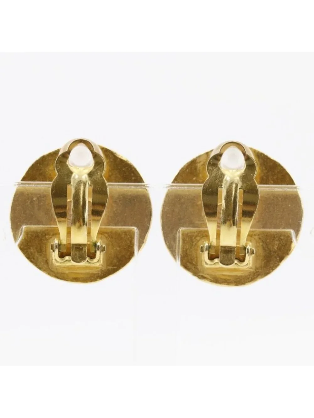 Chanel Triple Coco Mark Vintage Gold Plated And Faux Pearl 94 A 29.4
